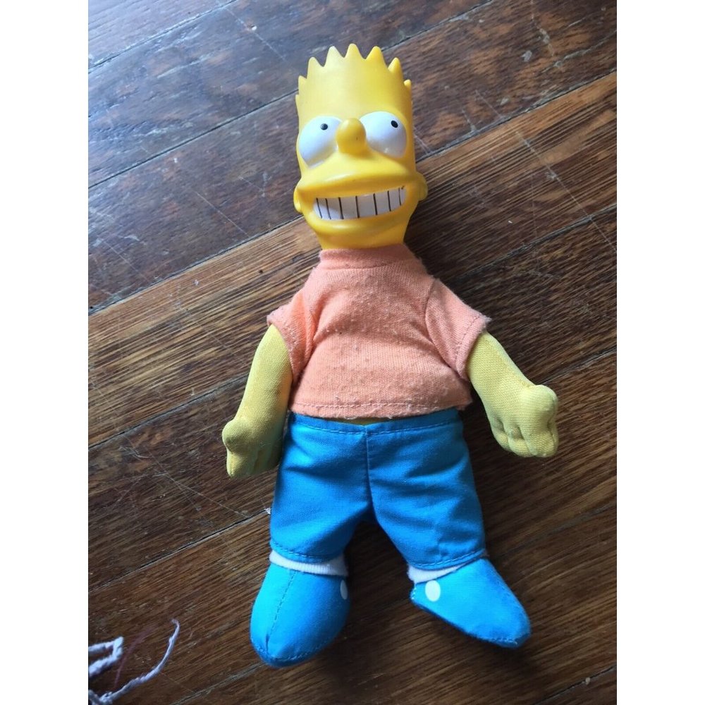 Bart Simpson Plush 10” 1990 Vintage